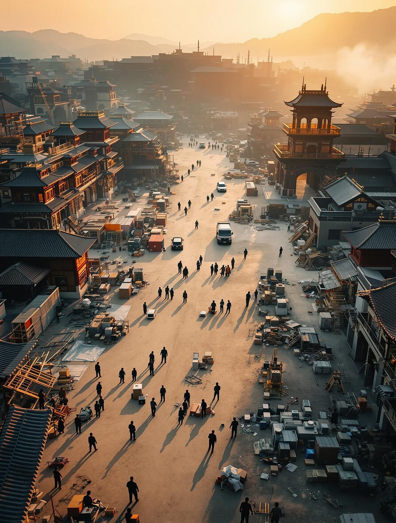 大色影院影视基地全景
